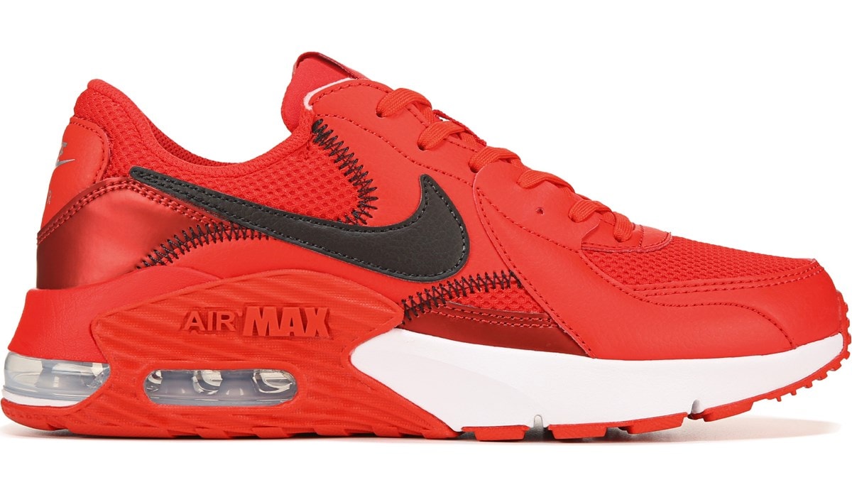 Nike Women's Air Max Excee Sneaker Red, Sneakers and Athletic Shoes ...