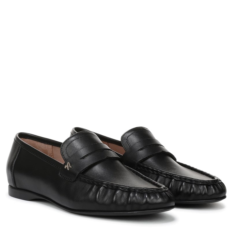 Naturalizer Women's Bloom Flat Shoes (Black Leather) - Size 8.0 M