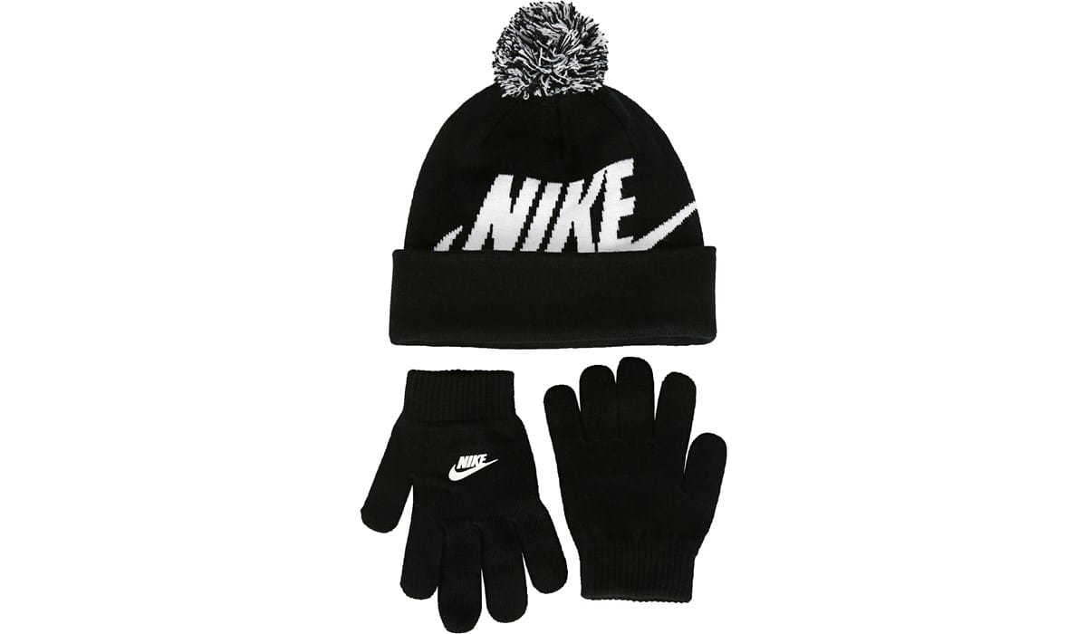 Nike Kids' Swoosh Pom Beanie Hat and 