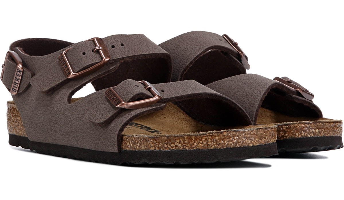 tan footbed sandals