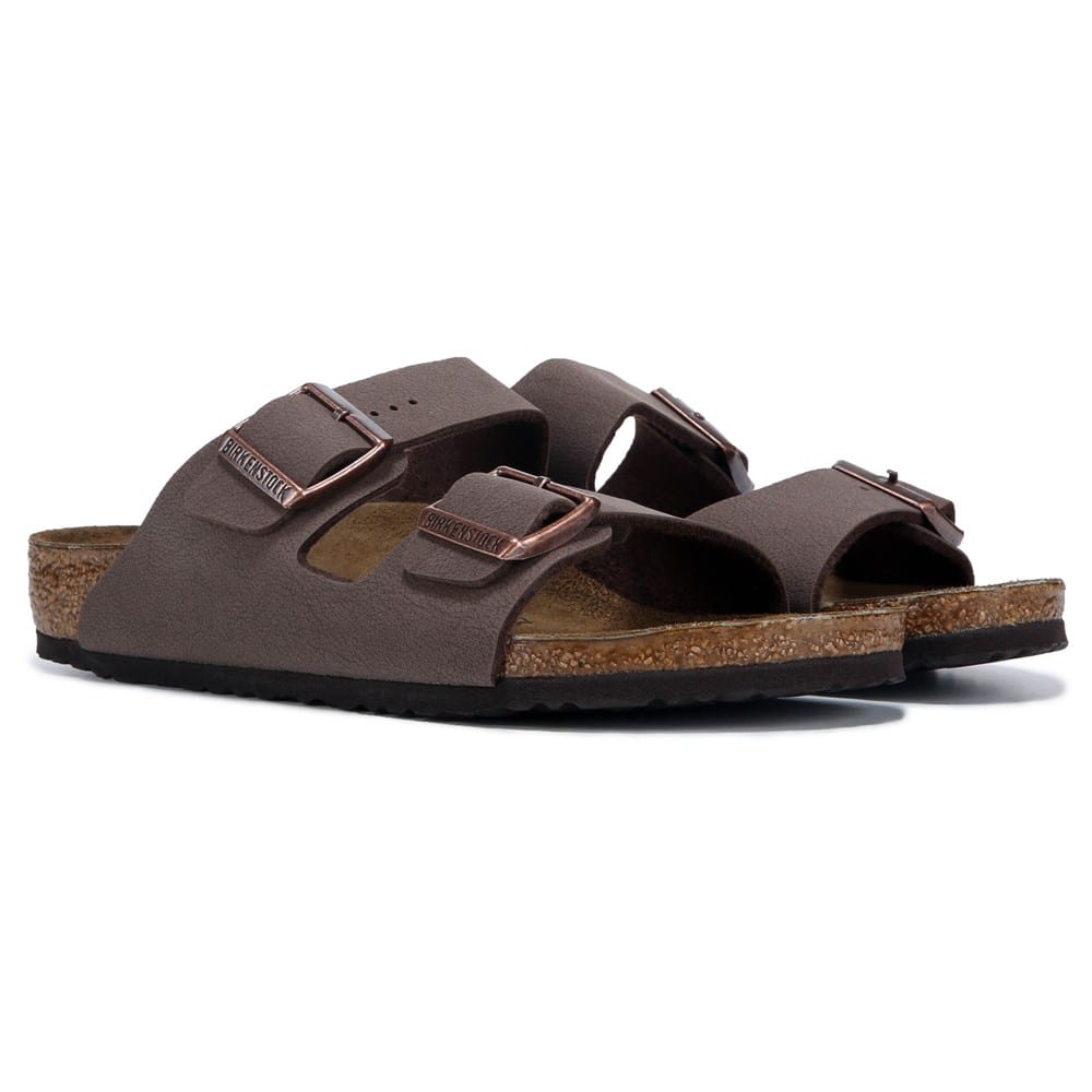 Birkenstock Kids Arizona Two-Strap Sandal - Brown with Copper Buckles Birkenstock Kid main image 4