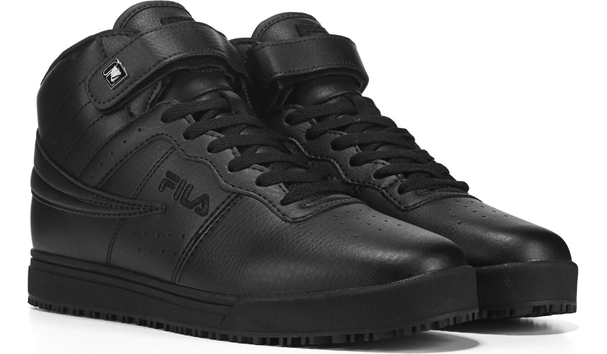 slip resistant high top sneakers