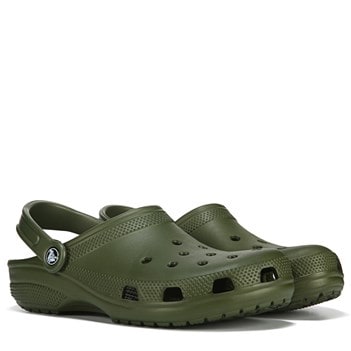 mens crocs army green