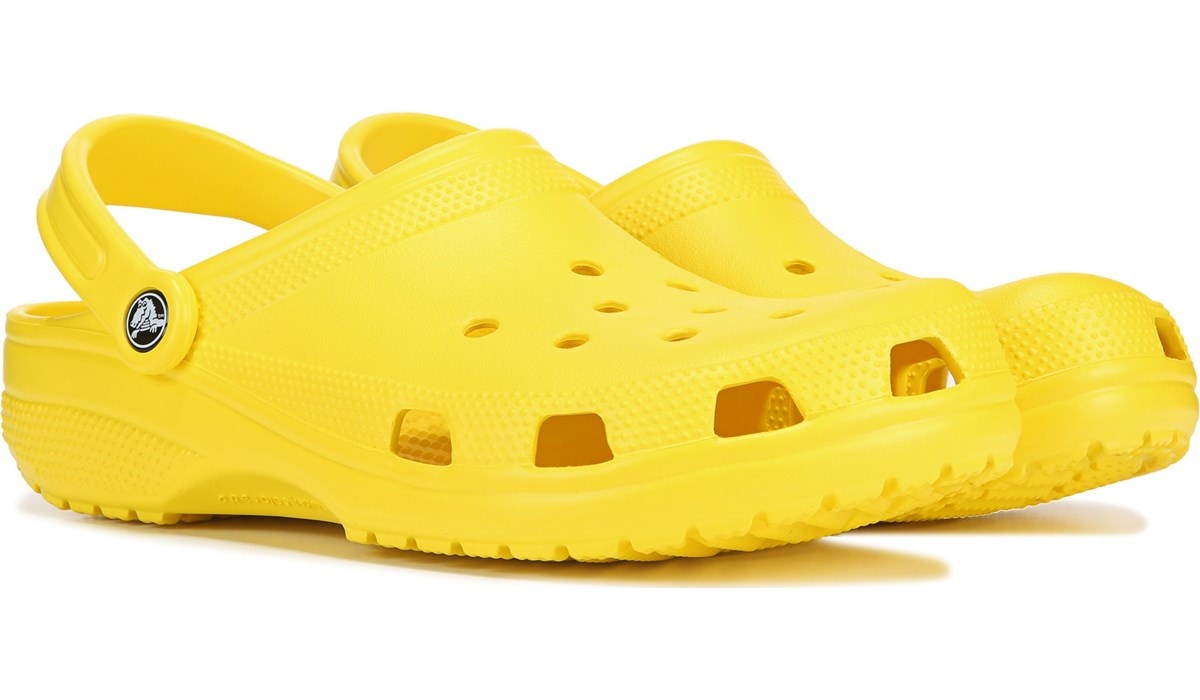 crocs yellow clogs