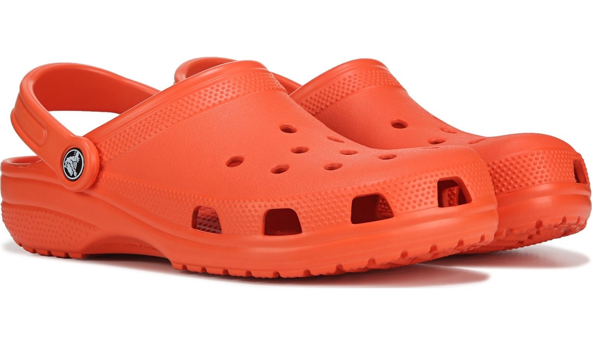 tangerine crocs womens