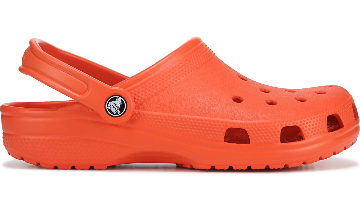 orange womens crocs