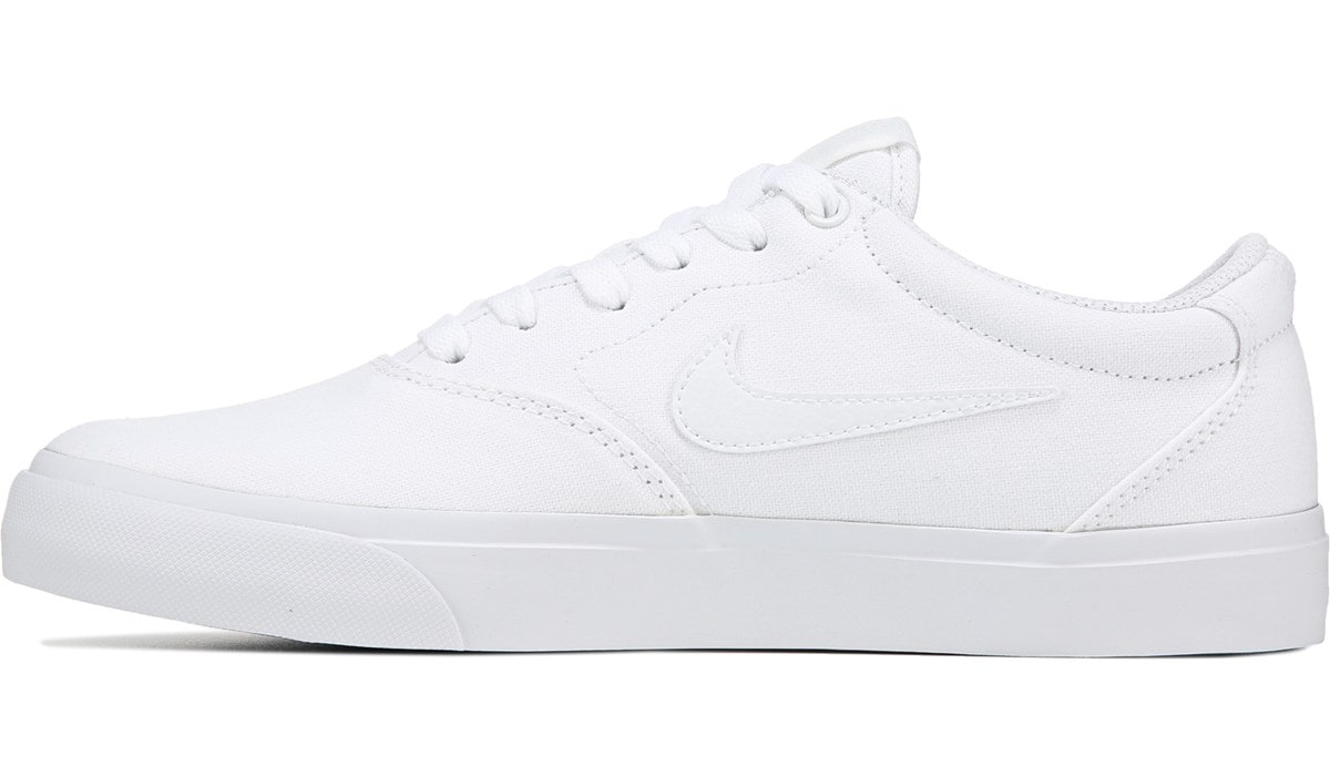 Nike Men's SB Charge Skate Shoe White, Sneakers and Athletic Shoes, Famous Footwear