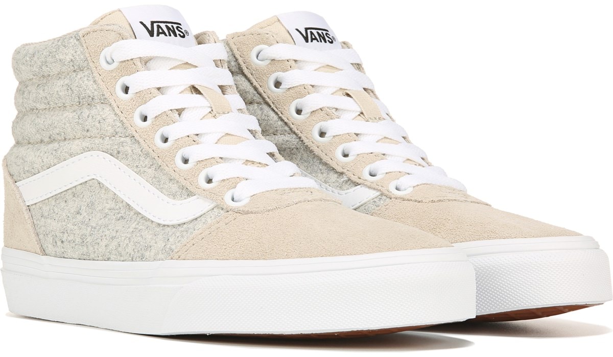 tan high top vans womens