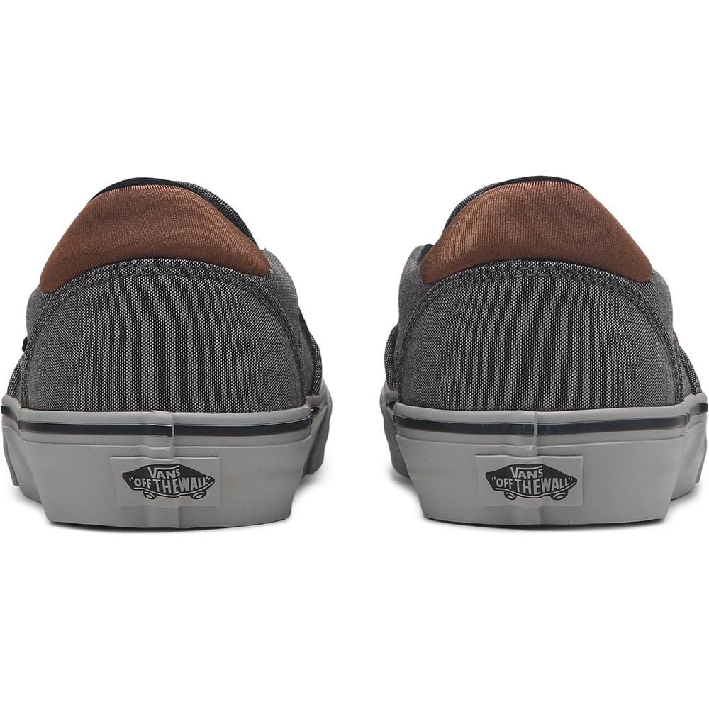 Vans Men's Asher Deluxe Slip On Skate Shoe | Famous Footwear