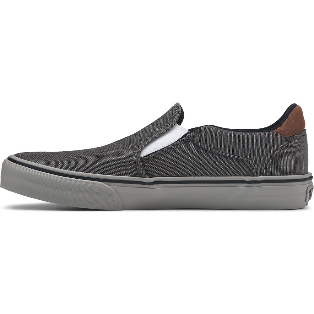 Vans Men's Asher Deluxe Slip On Skate Shoe | Famous Footwear