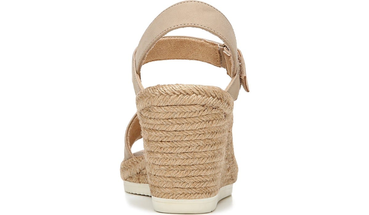 Dr. Scholl's Women's Vanity Espadrille Wedge Sandal Tan, Sandals, Famous Footwear