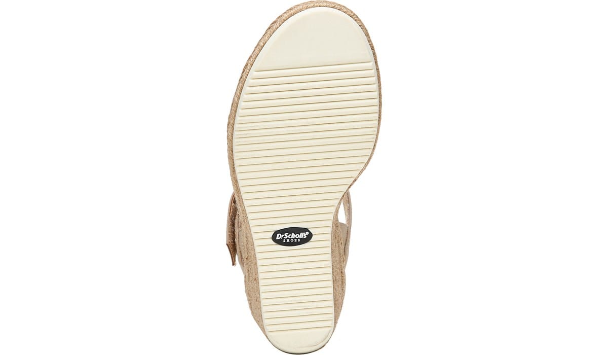 Dr. Scholl's Women's Vanity Espadrille Wedge Sandal Tan, Sandals, Famous Footwear