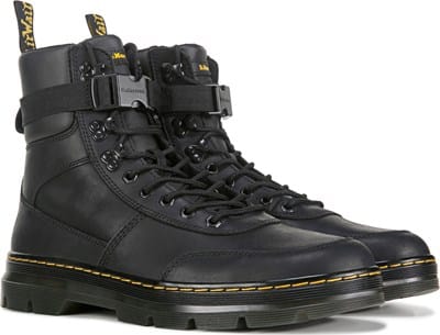 Combs Tech Leather Combat Boot 