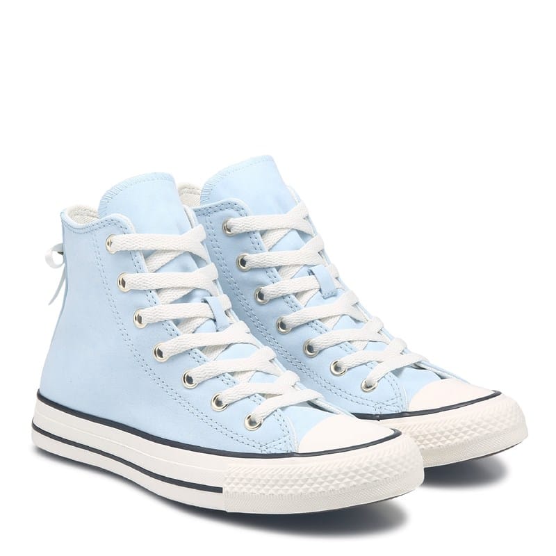 Converse Kids' Chuck Taylor All Star 1v High Top Sneaker Big Kid Shoes (Clear Skies/White) - Size 7.0 M