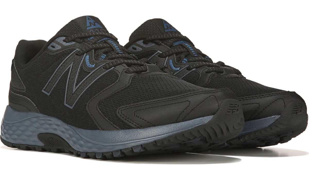 New Balance Men's 410 V7 Medium/Wide Trail Running Shoe Black ...