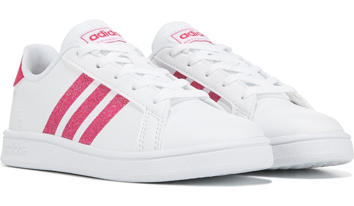 pink sparkly adidas shoes