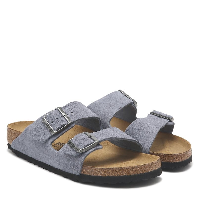 Birkenstock Women's Arizona Footbed Sandals (Stone Blue) - Size 7.0 M