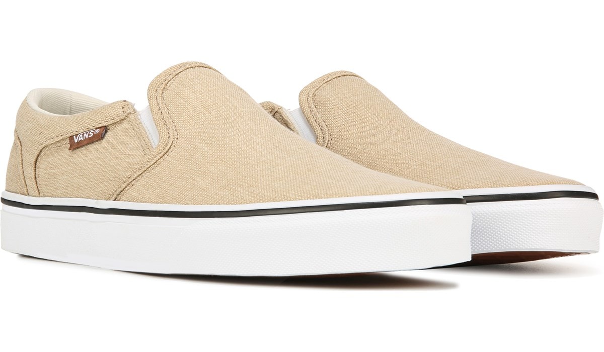 tan low top vans