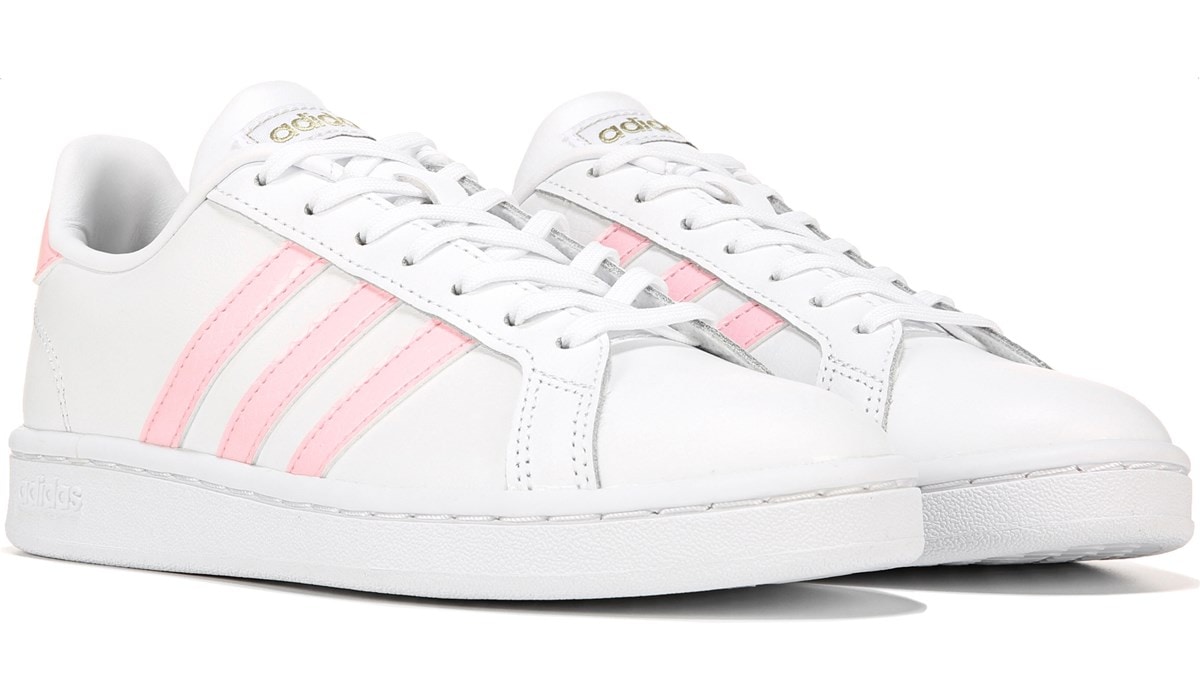 adidas Women's Grand Court Sneaker White, Sneakers and Athletic Shoes,  Famous Footwear