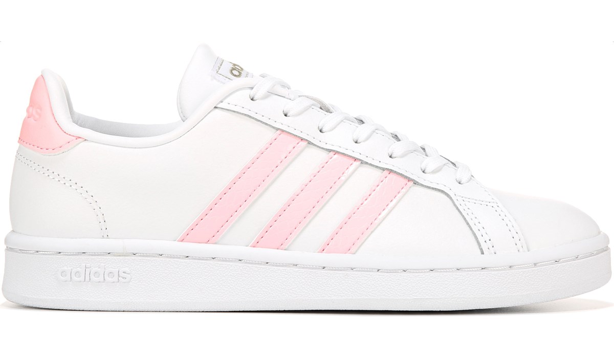 adidas Women's Grand Court Sneaker White, Sneakers and Athletic Shoes, Famous Footwear