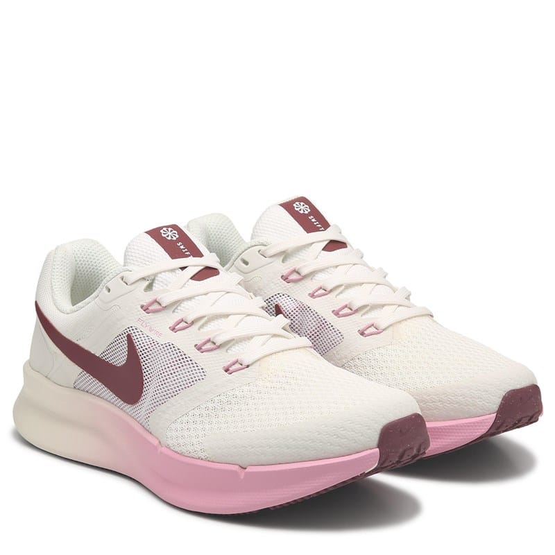 Nike Women's Run Swift 3 Running Shoes (Sail/Pink) - Size 5.0 M