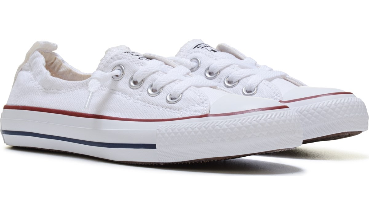 Converse Women's Chuck Taylor All Star Shoreline Casual Shoes in White/White Size 6.0 | Canvas
