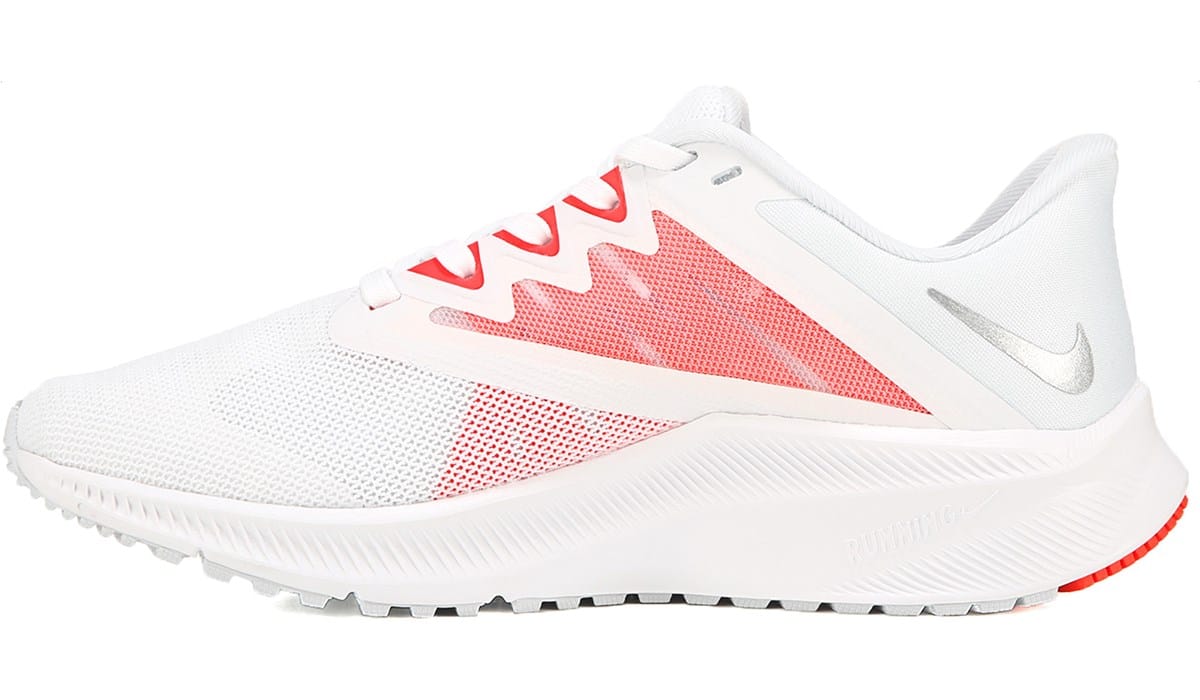 Nike Women's Quest 3 Running Shoe White, Sneakers and Athletic Shoes,  Famous Footwear