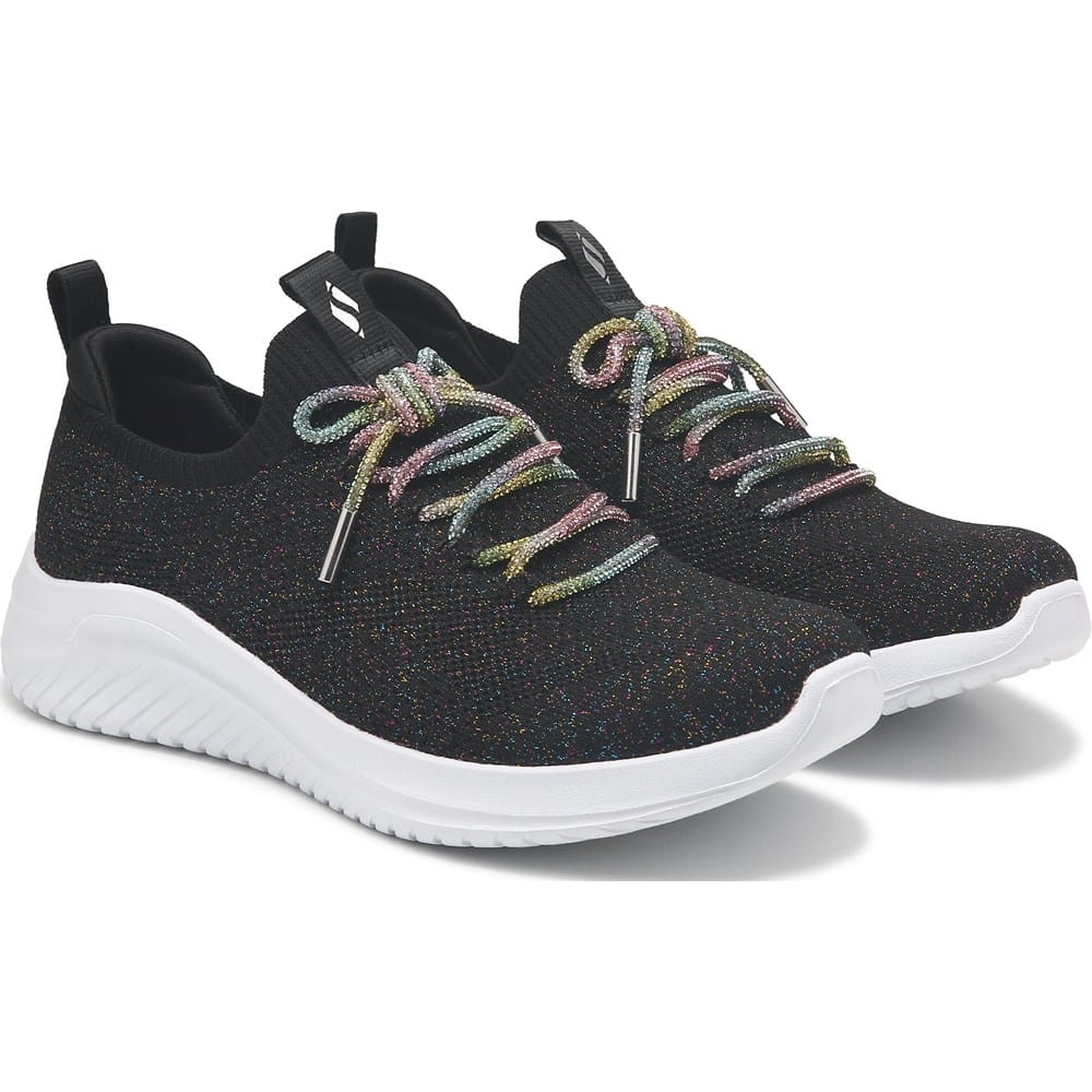 Hillarin Kid'sです Skechers Kids' Ultra Flex Rhinestone Lace Sneaker Little/Big Kid