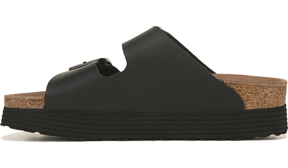 black birkenstock platform