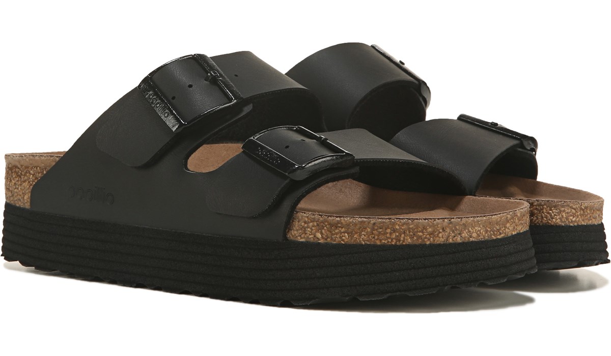 platform black birkenstocks
