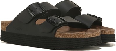 Women's Arizona Platform Vegan Footbed Sandal by Papillio