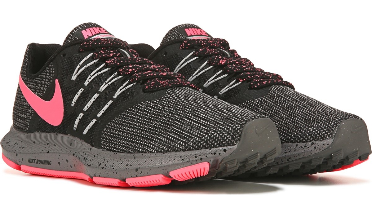 nike run swift women's running shoes black