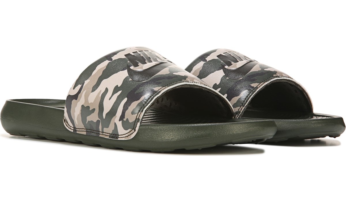 camouflage slide sandals