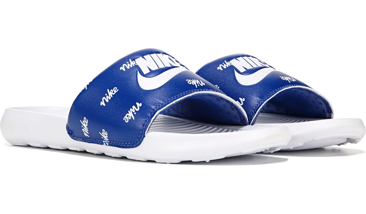 famous footwear mens nike slides