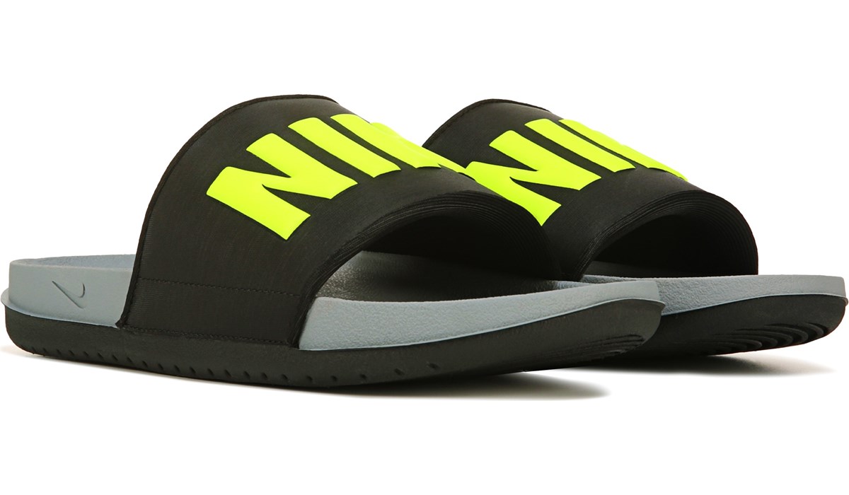 famous footwear mens nike slides