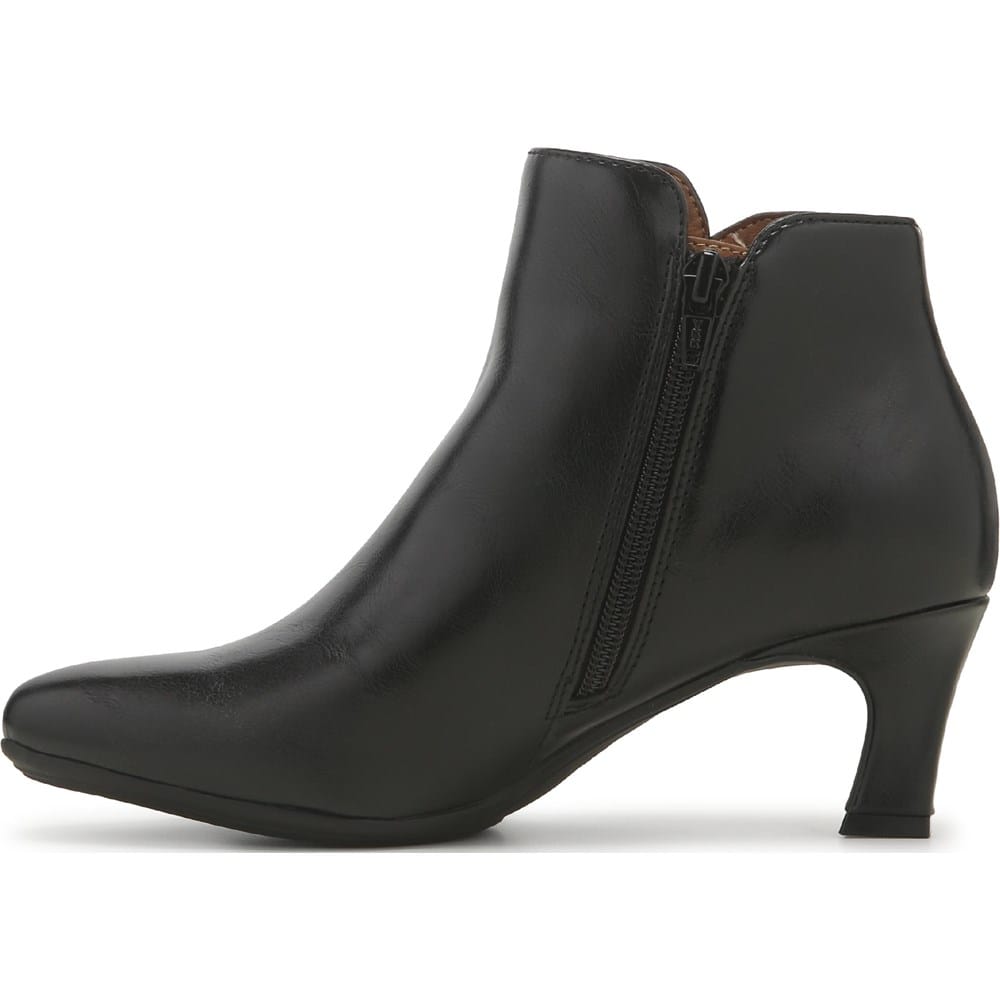 women's black dress boots low heel Eurosoft Violet Bootie quality materials tiered maxi dress Long Mermaid Formal 3D Color:Print