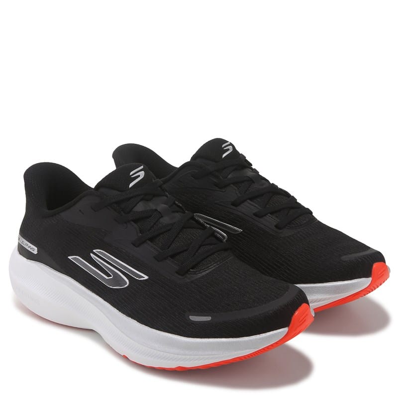 Skechers Men's Slip-Ins Aero Pulse Arch Fit Running Shoes (Black/Red) - Size 12.0 M