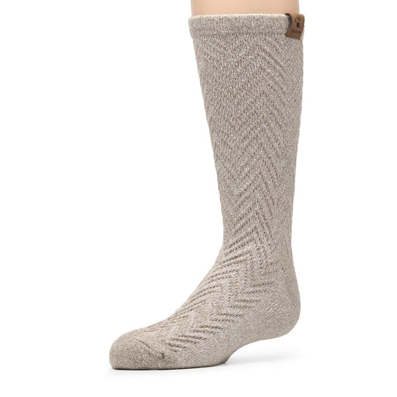Bearpaw Women's 2 Pack Super Soft Crew Socks (Brown Heather) - Size 0.0 OT