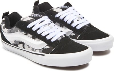 Knu Skool Skate Shoe - Black/Grey/Camo