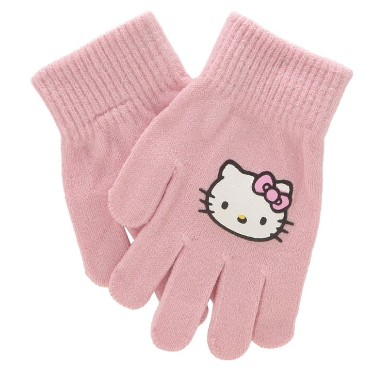 Hello Kitty Kids' Hello Kitty Beanie Hat And Glove Set Shoes (Hello Kitty & Friends Pink) - Size 0.0 OT
