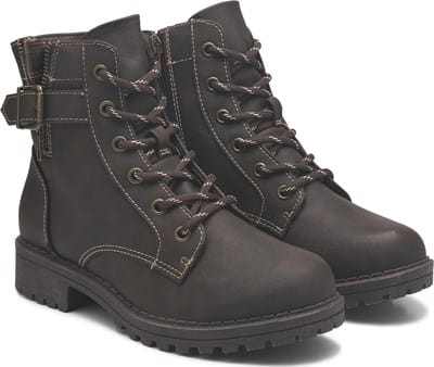 Women's Leney Lace Up Boot - Dark Brown Multi