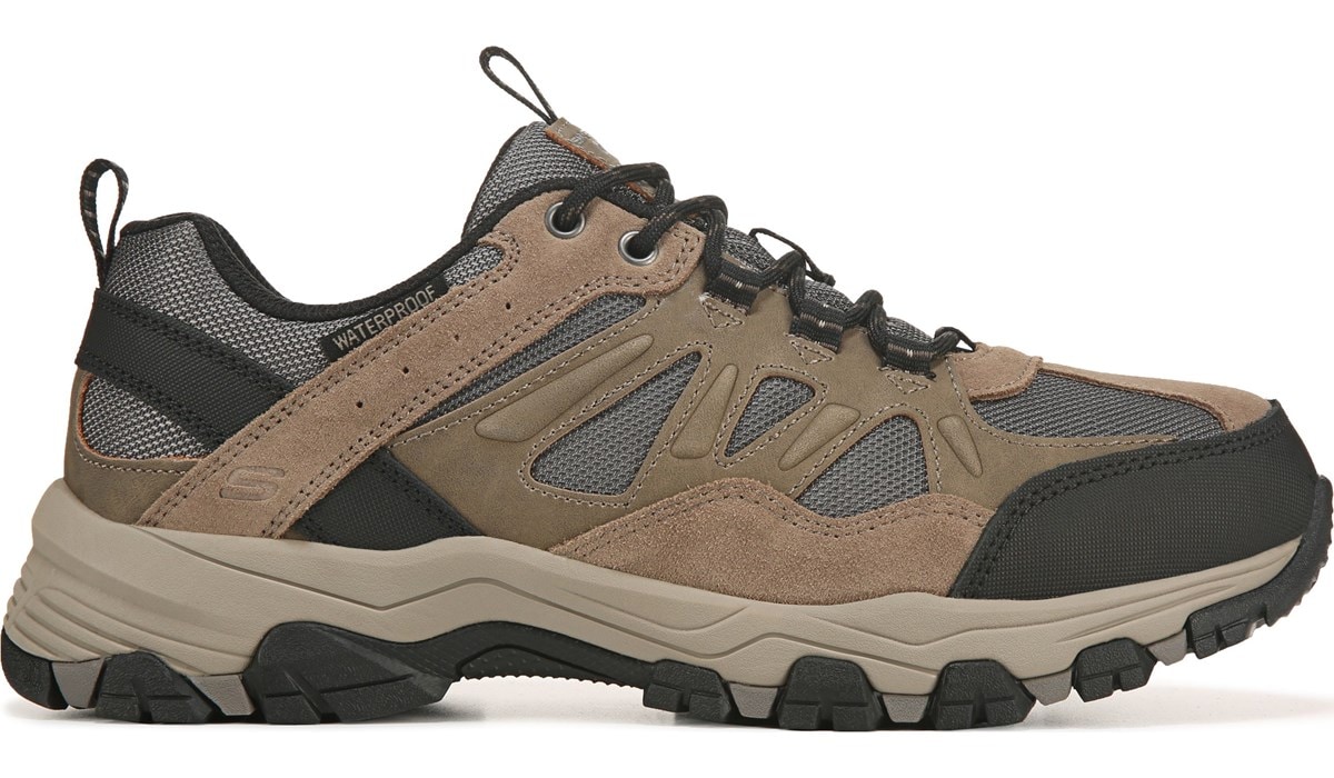 Skechers Men's Enago Waterproof Outdoor Sneaker Tan, Sneakers and