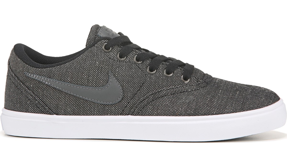 nike sb grey check solarsoft trainers