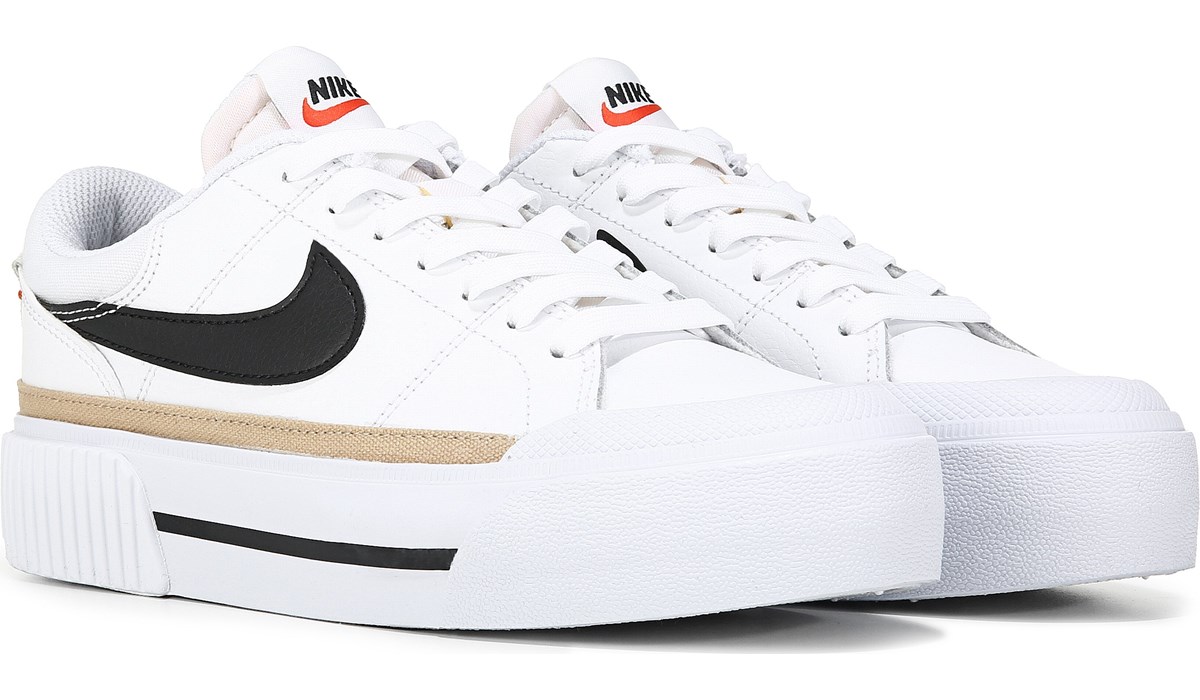Nike Women's Court Legacy Lift Platform Sneaker, Sneakers and Athletic Shoes, Famous Footwear