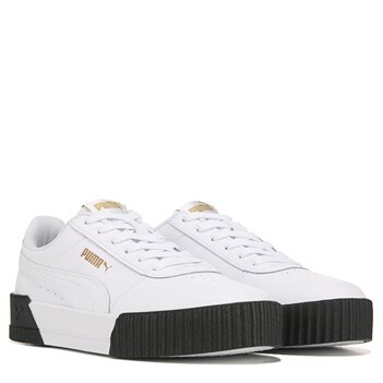 puma carina black and white