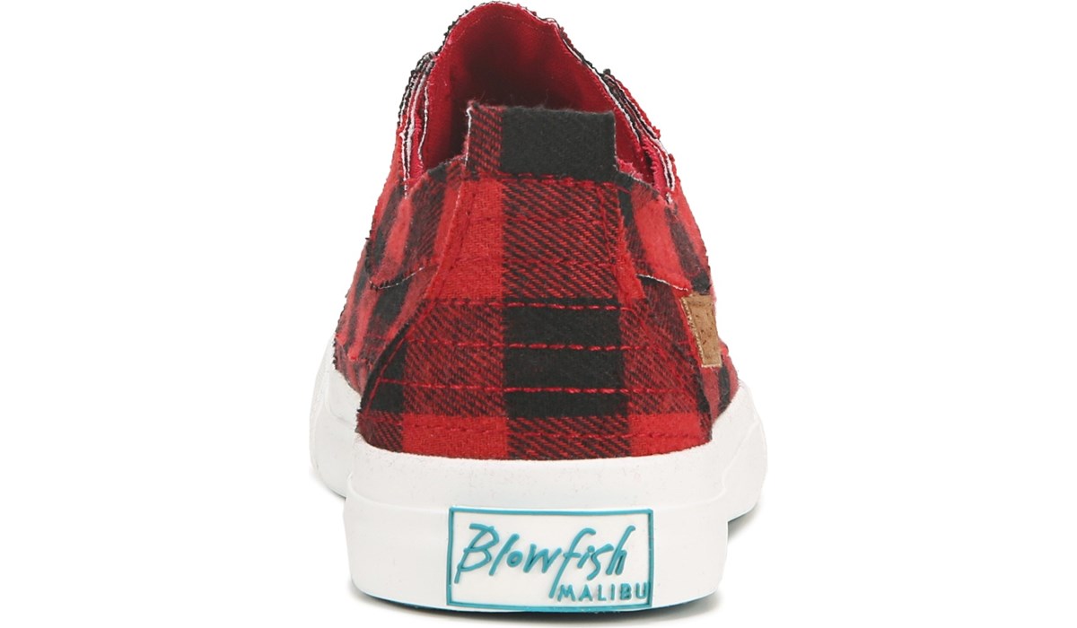 buffalo plaid canvas shoes