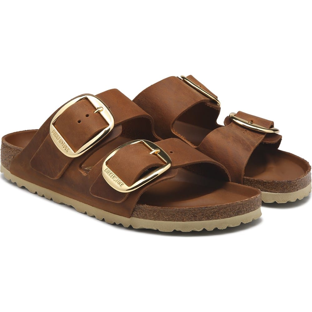 Birkenstock Women's Arizona Big Buckle Nubuck Footbed Sandal
