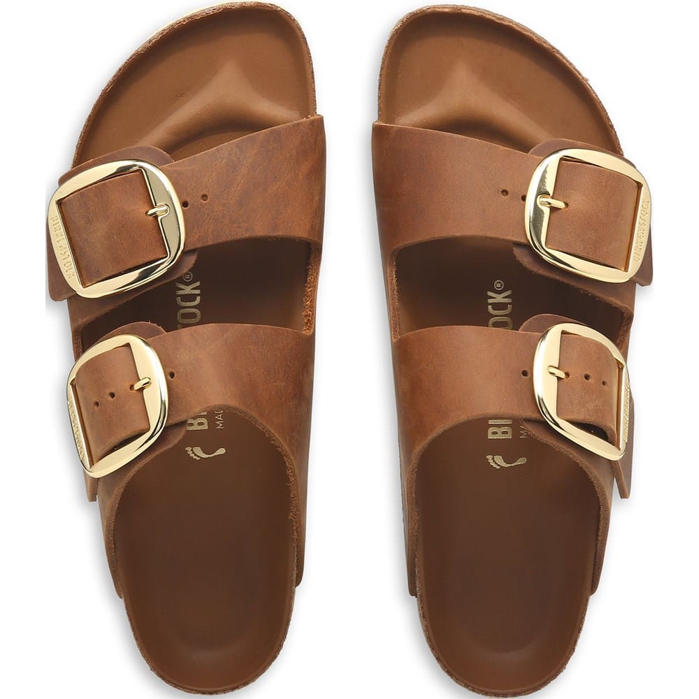 Birkenstock Women's Arizona Big Buckle Nubuck Footbed Sandal