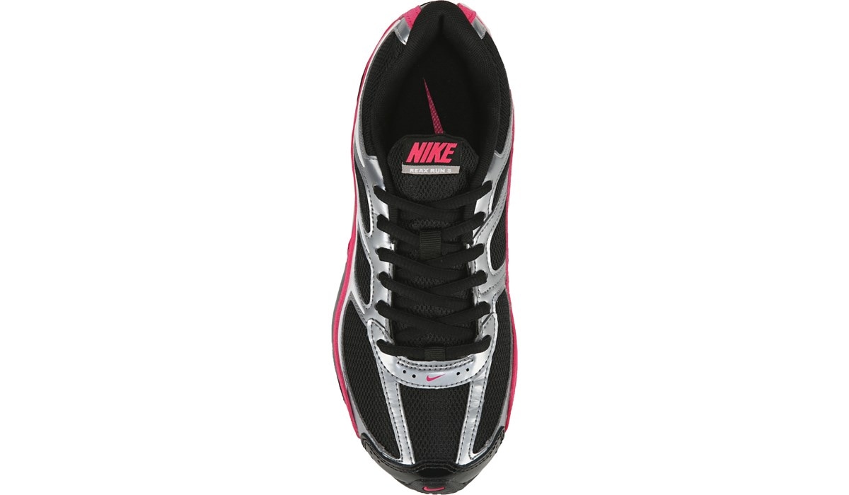 nike women's reax run 5 black pink
