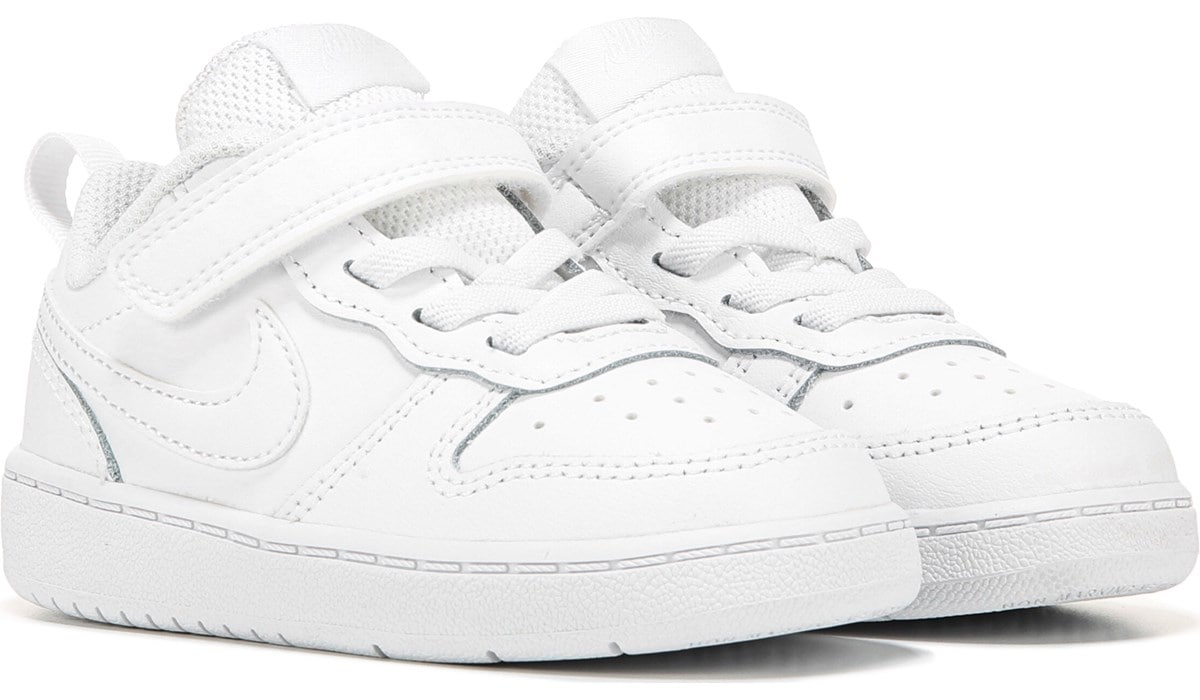 bred berolige Modish Nike Kids' Court Borough 2 Low Top Sneaker Toddler White, Sneakers and  Athletic Shoes, Famous Footwear
